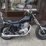 SR400/500 SLIP-ON FISHTAIL MUFFLER | ブラットスタイルウェブショップ